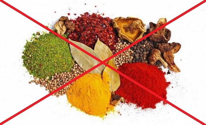 ក្នុងករណី osteochondrosis មាត់ស្បូន ចាំបាច់ត្រូវជៀសវាងការប្រើគ្រឿងទេសហឹរ។