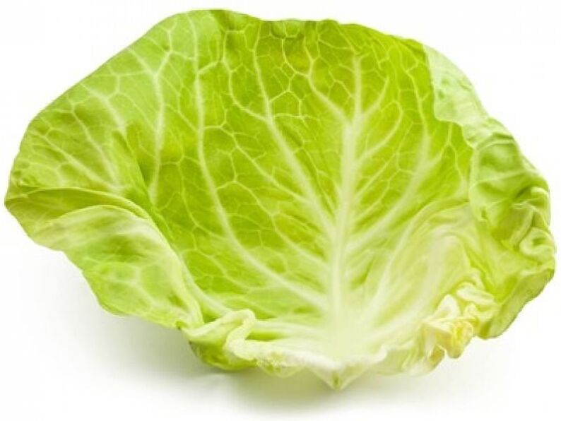 ស្លឹកស្ពៃលាបលើកញ្ចឹងកនឹងជួយបំបាត់ការឈឺចាប់ដោយសារជំងឺ osteochdrosis ។